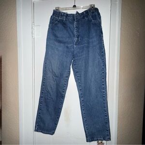 Lee Women's Classic Straight Leg Elastic Waistband Denim Jeans